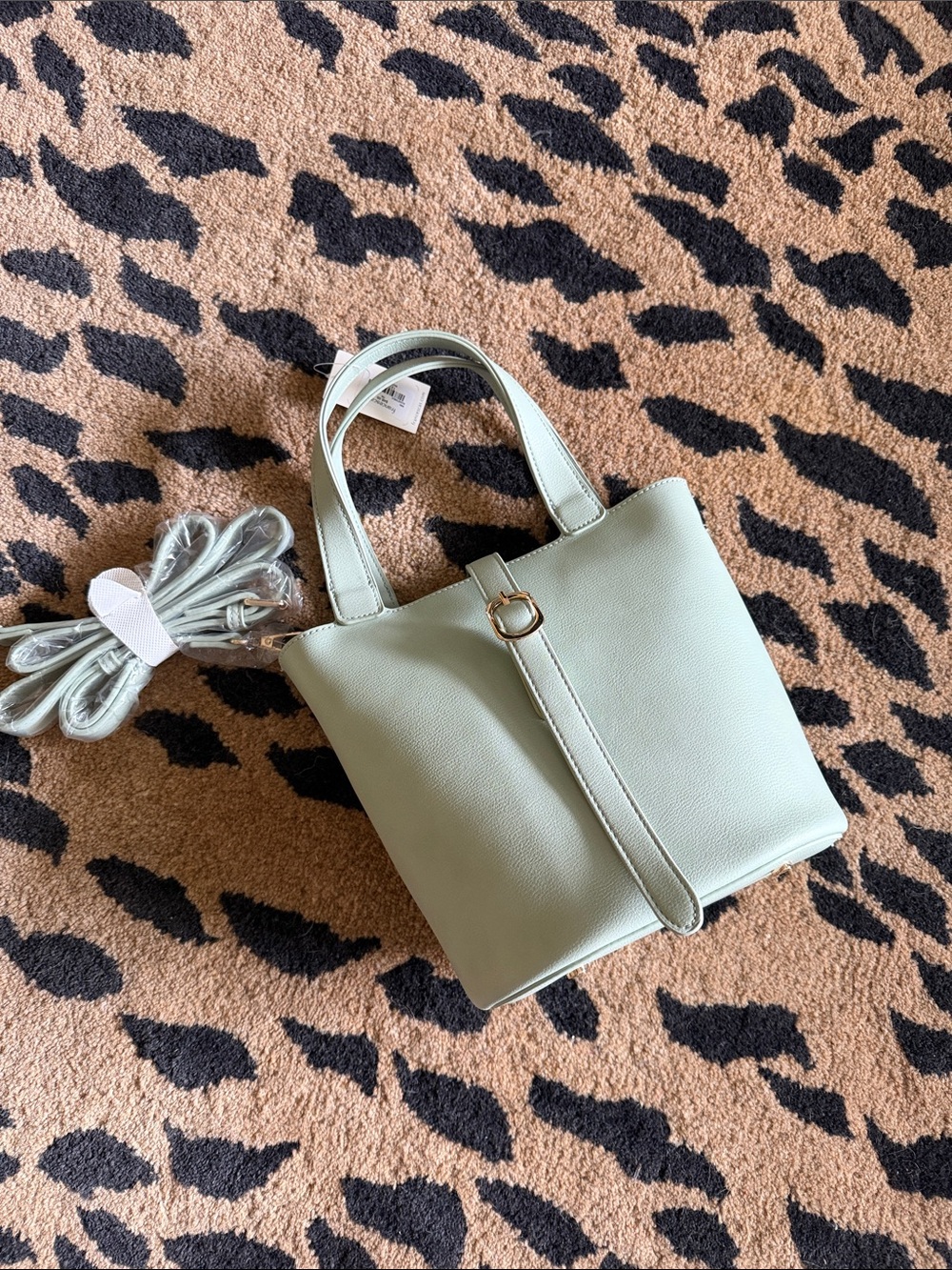 Francesca’s NWT Tote Handbag in Light Sage